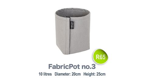 fabric pot no 3 10 litres fabricpot