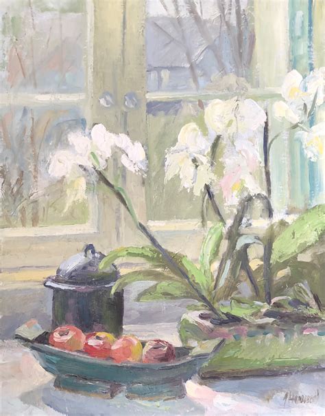 Jennifer Howard Artist And Painter Orchid Still Life