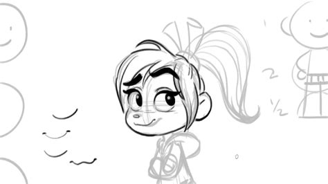 Disney Magic Moments How To Draw Vanellope From Wreck It Ralph