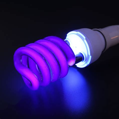 E27 40w Uv Ultraviolet Fluorescent Blacklight Screw Light Free