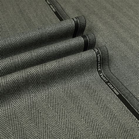 28031 Light Grey Herringbone Standeven Fabrics