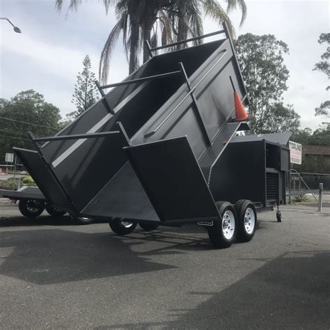 Tipping Lawn Mower Trailer