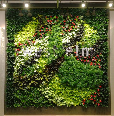 GSky Green Wall Brings Life to West Elm's New Montreal Location