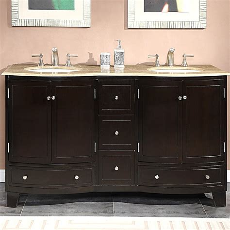 Silkroad Exclusive Naomi 60 Double Bathroom Vanity Set And Reviews Wayfair