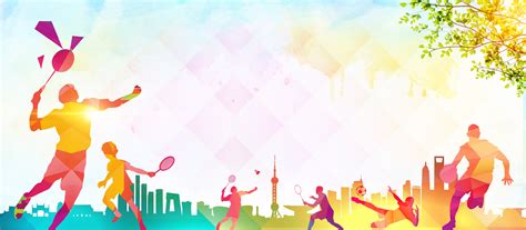 цветной теннисный спортивный рекламный фон рекламный фон движение