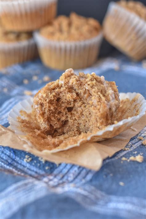 Sift in the flour and baking powder, and add the coffee essence. These Coffee Cake Muffins are fluffy and delicious! They ...