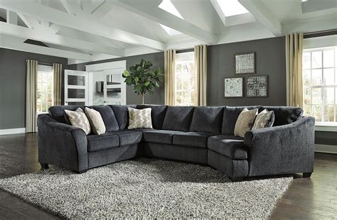 The Eltmann Sectional By Signature Design Features Contemporary Style