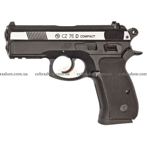 Asg Cz 75 D Compact Nikel Купить пневматический пистолет Asg Cz 75 D