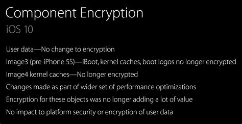 Unencrypted Ios 10 Kernel Poses No Risk To Platform Security Or User Data