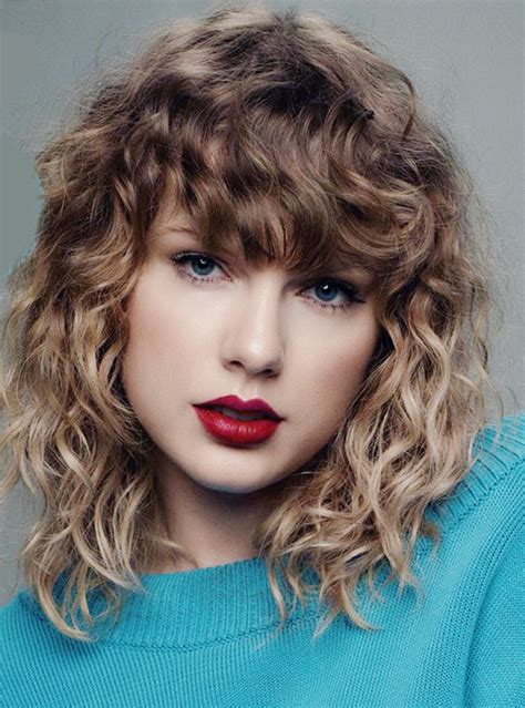 Pin By Keeley Ohayre On Miss Americana In 2019 Taylor Swift Curly