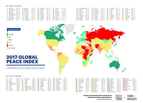 Latest current affairs in about global peace index 2018. The eleventh Global Peace Index Report (GPI) for 2017 has ...