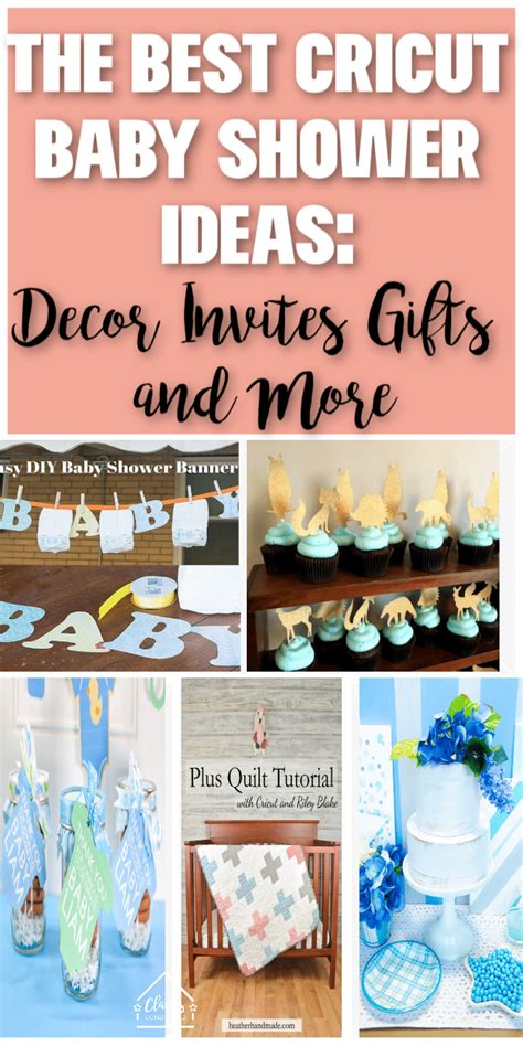 The one who guesses, or is closest, will be delivered their prize once your bubs arrives. Easy Cricut Baby Shower Ideas: Gifts, Decor, and More ...
