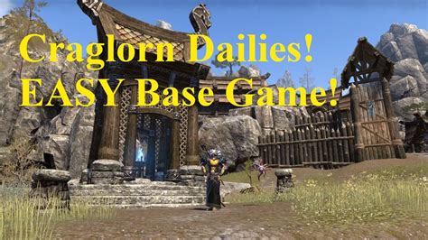 Eso Craglorn Dailies Easy Base Game Youtube