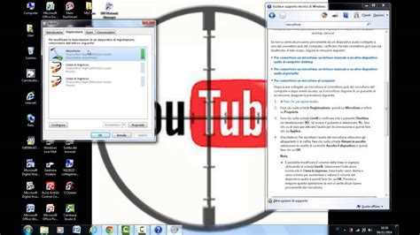 Come Aumentare Il Volume Del Microfono Tutorial Windows 7 Youtube