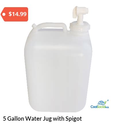 5 Gallon Water Jug with Spigot for more details visit http://coolsocialads.com/5-gallon-water ...
