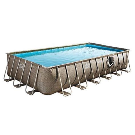 Summer Waves 24 X 12 X 52 Above Ground Rectangle Frame Pool Set