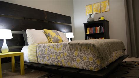 Table of contents grey and white bedroom ideas 55. Living Small: Yellow and Gray Bedroom- Update
