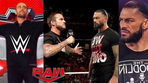 CM Punk Makes His Shocking WWE Return Confronts Roman Reigns WWE Raw Highlights Today