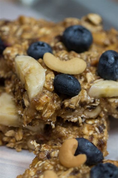 No Bake Healthy Breakfast Bars Recipe The Protein Chef