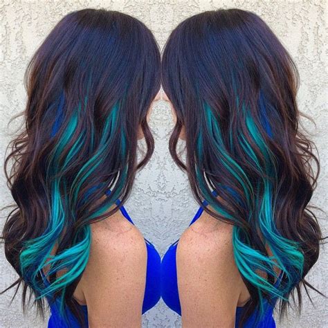 Best 25 Blue Hair Streaks Ideas On Pinterest Blue Streak In Hair