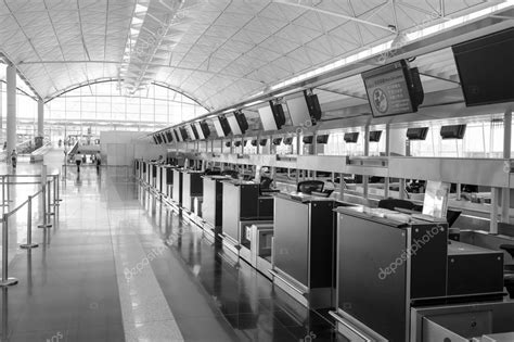 Hong Kong International Airport Interior Stock Editorial Photo