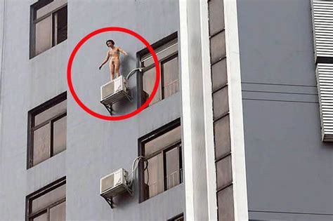 Naked Woman Climbs Onto 11th Floor Air Conditioning Unit And Dances For