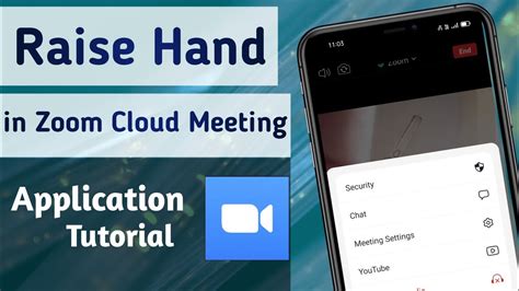 How To Raise Hand In Zoom Cloud Meeting App Youtube