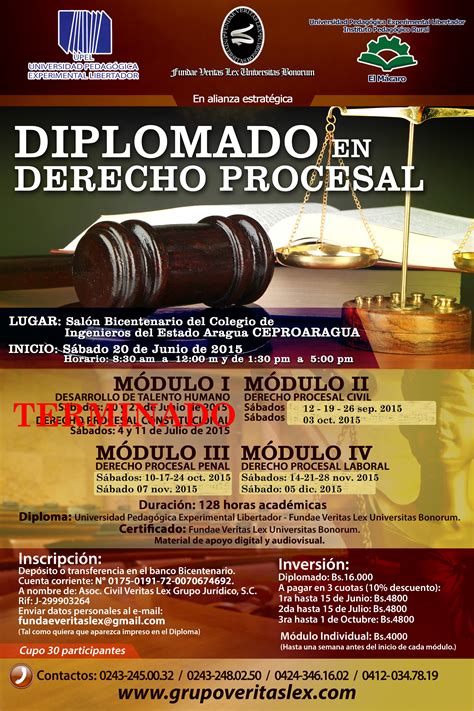 Diplomado En Derecho Procesal