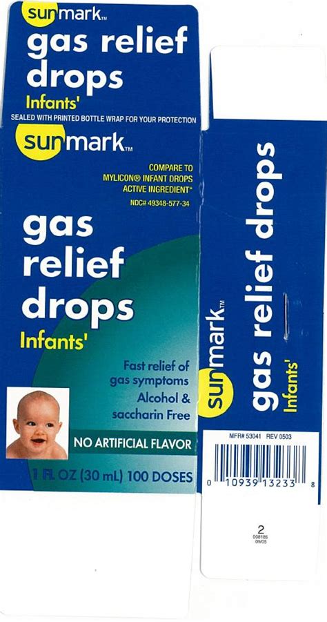 Sunmark Infants Gas Relief Drops Simethicone Emulsion