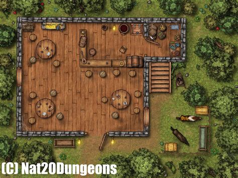 Tavern Battle Map Dnd Battle Map D D Battlemap Dungeons And Dragons E Roll Fantasy