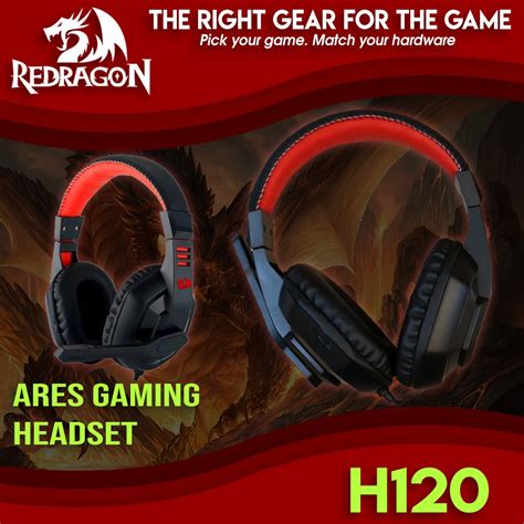 Redragon H120 Ares Gaming Headset Shopee Philippines