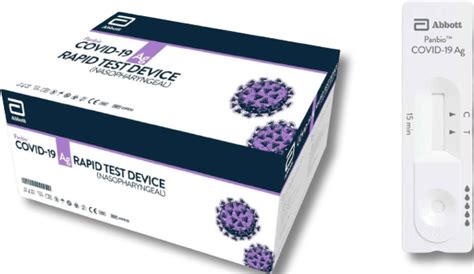 High performance rapid test enables immediate treatment or isolation measures to minimize transmission. Panbio Covid-19 AG Rapid Test Device Prueba Rápida de ...