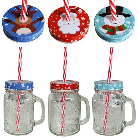 Making your own mason jar gifts for christmas is a great way to give a personalized gift to your loved one. Christmas Mason Jars with Straw