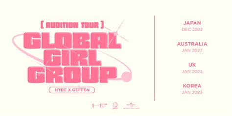 Hybe Geffen Global Girl Group Audition