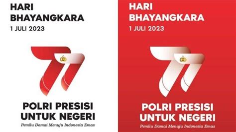 Download Logo Dan Tema Hut Bhayangkara Ke 77 Tahun 2023 Diperingati 1