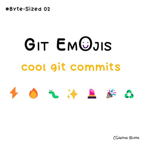 Git Emojis Cool Git Commits