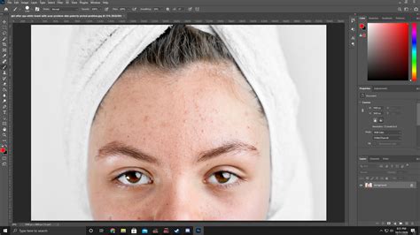 Skin Smoothing Removing Acne And Blemishes In Adobe Photoshop