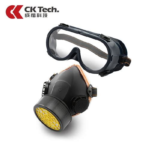 Ck Tech Dust Mask Soft Plastic Dual Valve Respirator Protective Mask