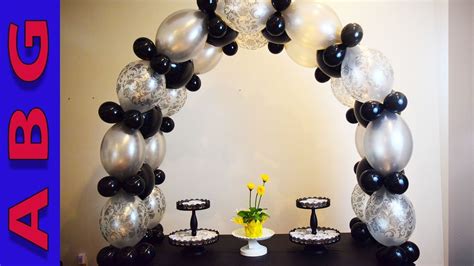 Check spelling or type a new query. Large Balloon Arch tutorial no helium without stand great for entrance w... | Balloon ...