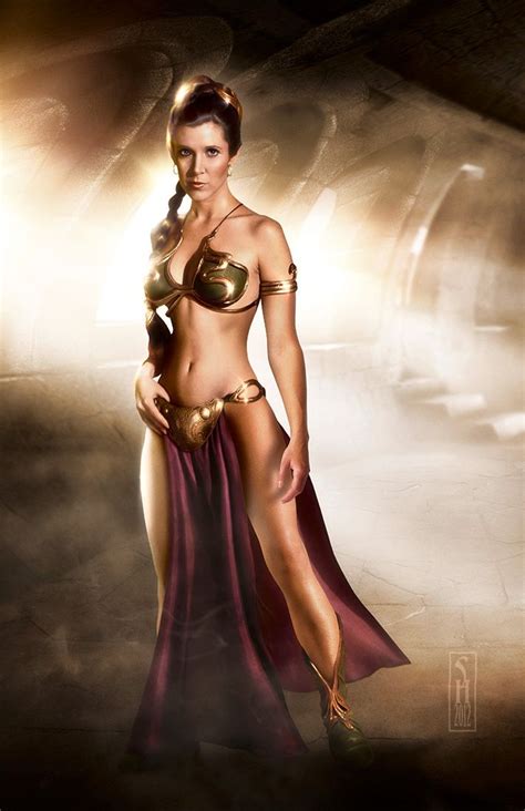 Digital Illustration ‹ Scott Harben Star Wars Princess Leia Star