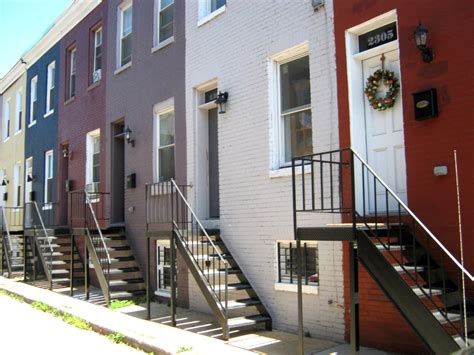 The History Of Baltimore Rowhouses Wanderwisdom