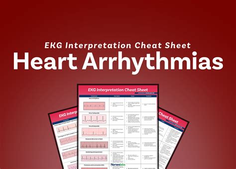 Ekg Interpretation Cheat Sheet And Heart Arrhythmias Guide 2020 Update