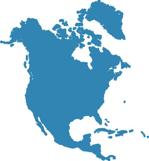 North And South America Map Png Image With Transparent Background Png