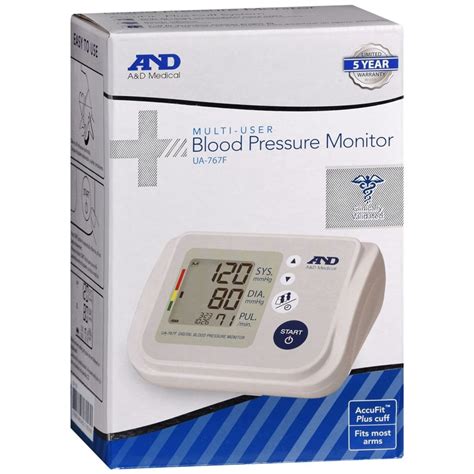 Aandd Medical Multi User Blood Pressure Monitor Ub 767f 1 Ea Medcare