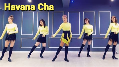 Havana Cha Line Dance High Beginner Muse Line Dance Youtube