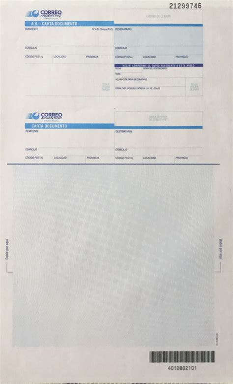 Formulario Carta Documento Para Imprimir Anukabiji Vrogue Riset