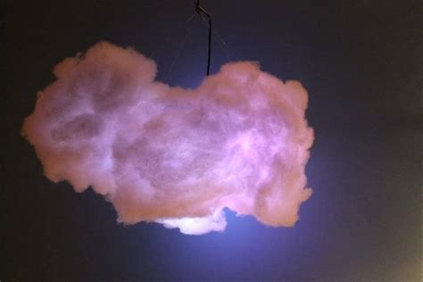 This bright and versatile cloud light can be large or small, color changing or white, and hung from the ceiling or stand alone! 20 DIY Cloud Decorations With Lights - Top Tutorials