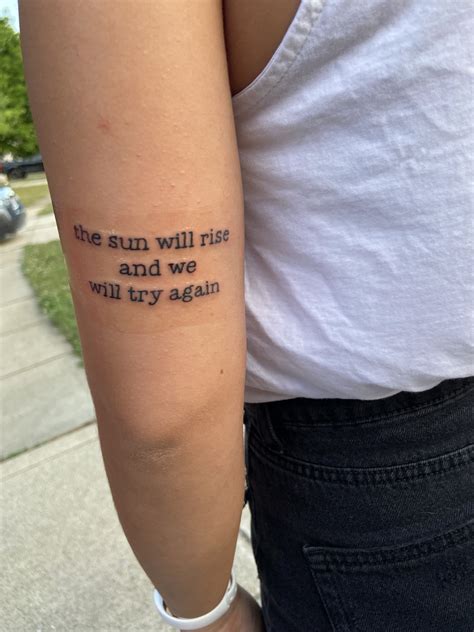 Arm Tattoo Quote Tattoos Placement Word Tattoos On Arm Small Quote