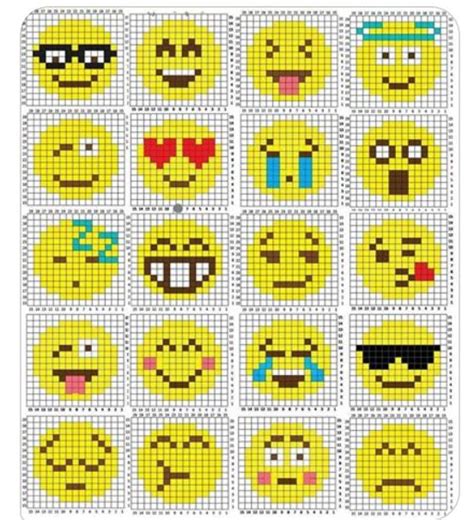 Emoji Cross Stitch Pattern Cross Stitch Charts Pinterest En Línea