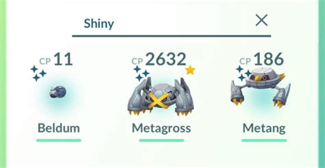 Pokémon Go Screenshot Of Successfully Caught Shiny Beldum Shiny Metang
